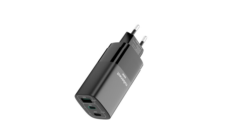 Cubenest PD GaN fekete töltő 65W S3D0
