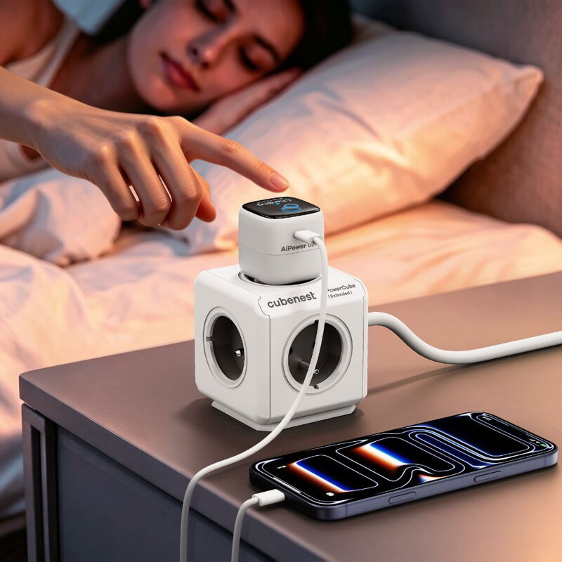 Cubenest AI PD GaN Nano USB-C adapter 65W A1D65