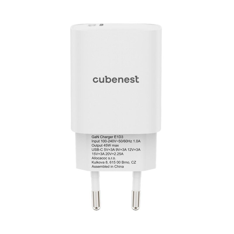 Cubenest PD GaN töltő 45W E1D3