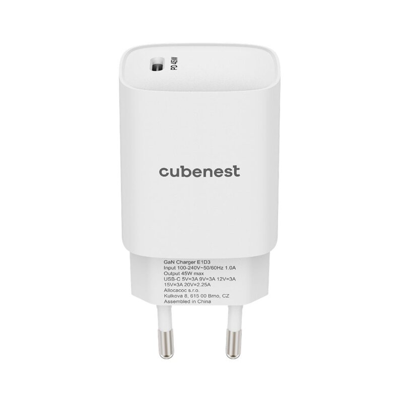 Cubenest PD GaN töltő 45W E1D3
