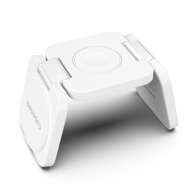 Cubenest 3 az 1-ben Összecsukható vezeték nélküli mágneses szürke töltő E310