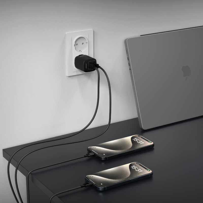 Cubenest PD GaN fekete töltő 35W S2D1