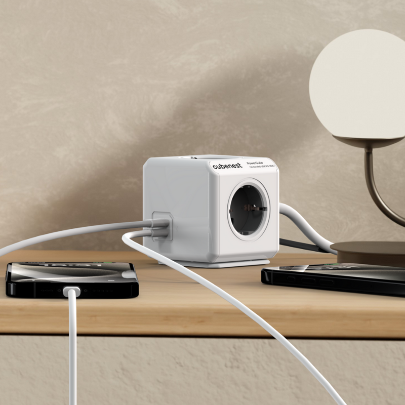 Cubenest PowerCube Extended USB C+C PD 35 W szürke