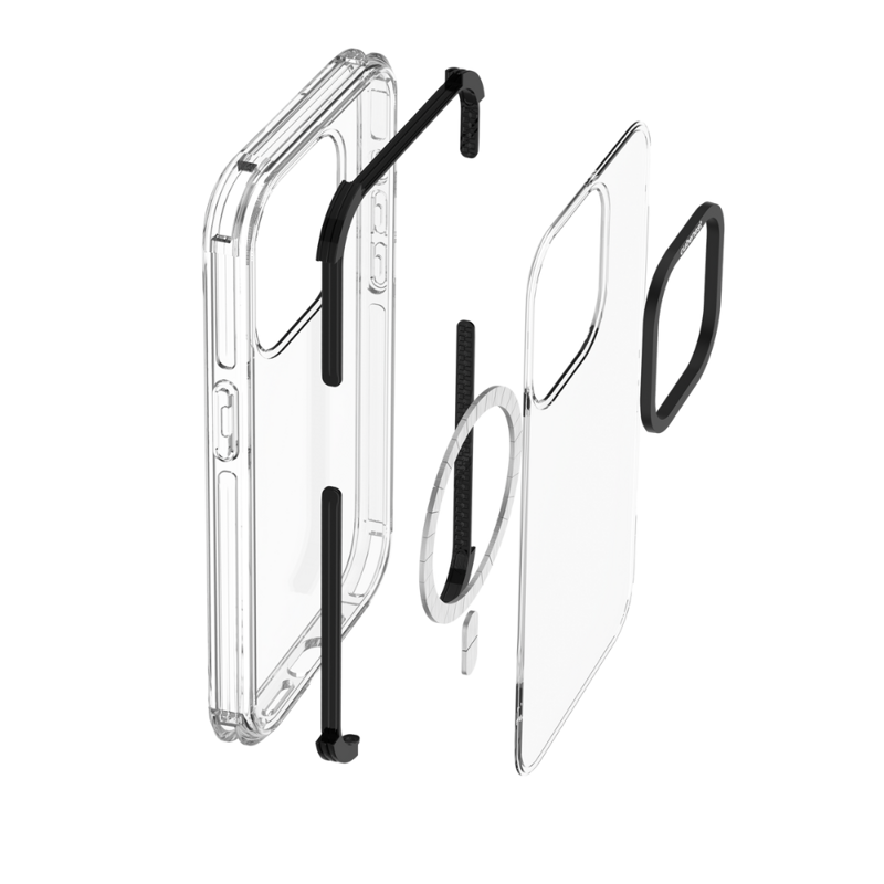 Cubenest iPhone 15 Pro MagPro Strong Guard fekete tok