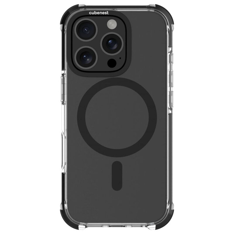 Cubenest iPhone 16 Pro MagPro Strong Guard fekete tok