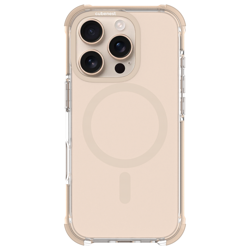 Cubenest iPhone 16 Pro MagPro Strong Guard arany tok