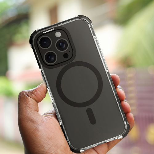 Cubenest iPhone 16 Pro MagPro Strong Guard fekete tok