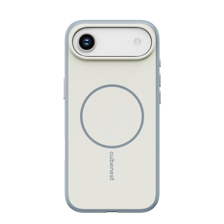 Cubenest iPhone 17 Air matt bézs tok MagSafe kompatibilis