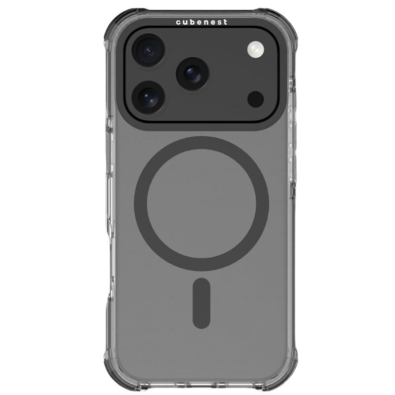 Cubenest iPhone 17 Pro MagPro Strong Guard fekete tok