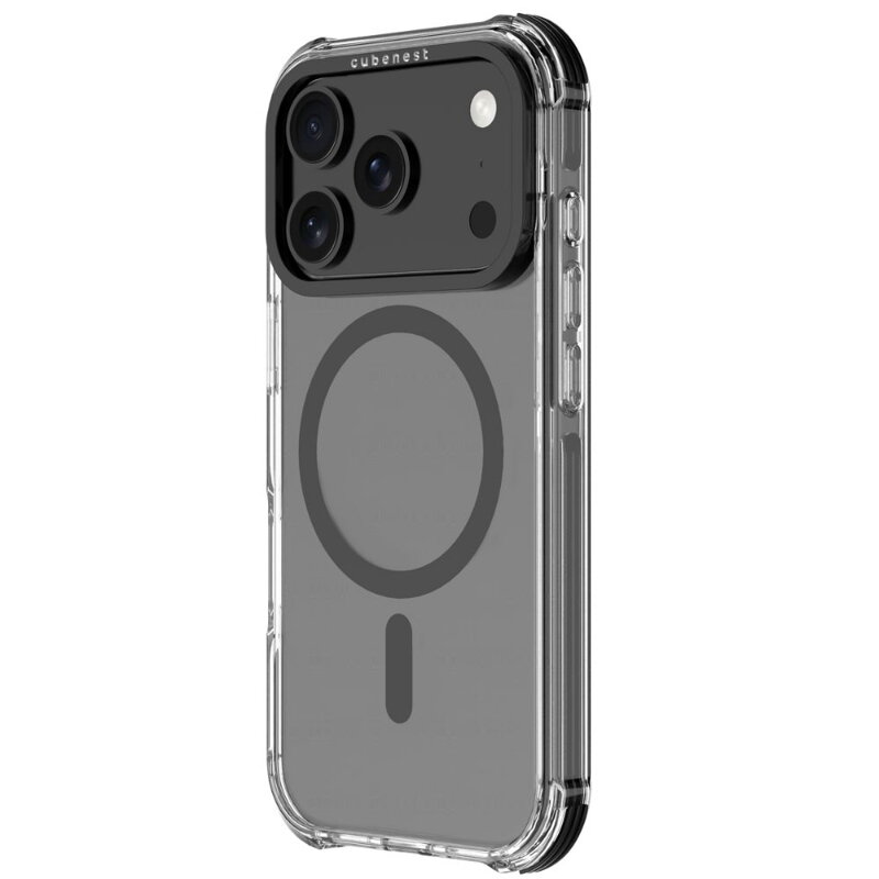Cubenest iPhone 17 Pro MagPro Strong Guard fekete tok