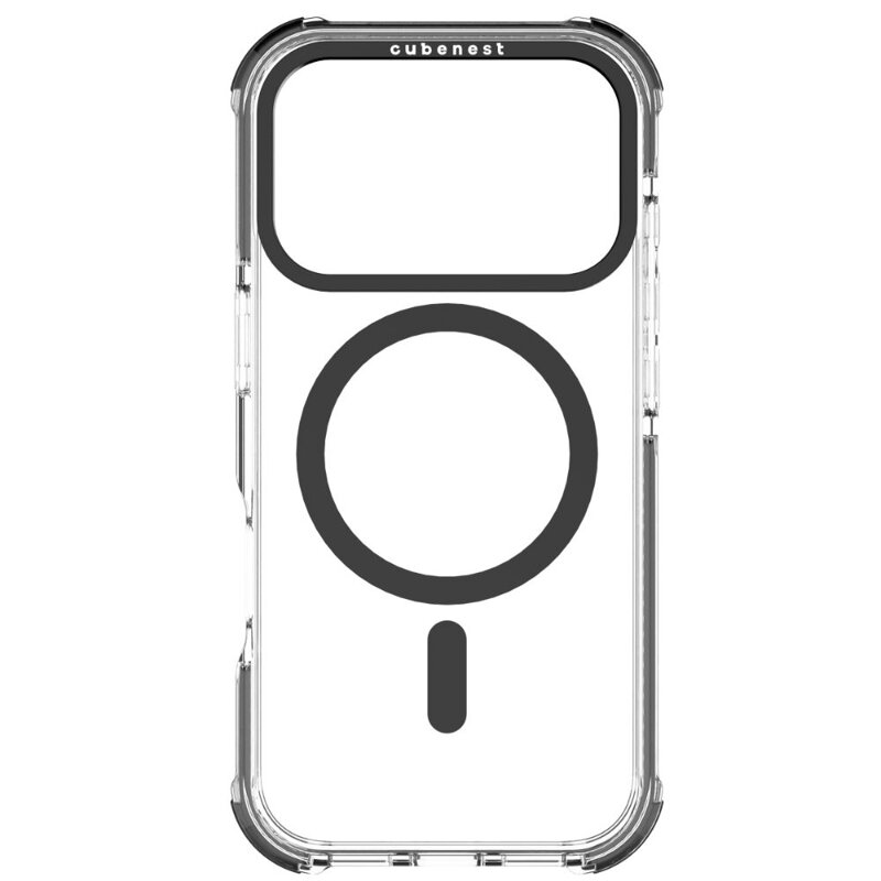 Cubenest iPhone 17 Pro MagPro Strong Guard fekete tok Cubenest iPhone 17 Pro MagPro Strong Guard fekete tok