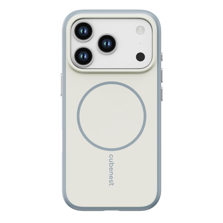 Cubenest iPhone 17 Pro matt bézs tok MagSafe kompatibilis
