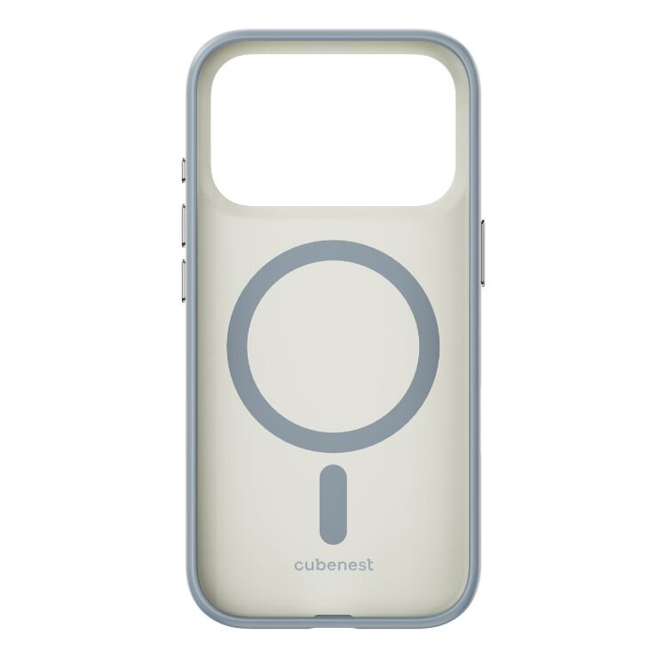 Cubenest iPhone 17 Pro matt bézs tok MagSafe kompatibilis