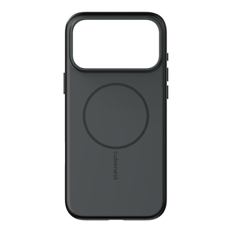 Cubenest iPhone 17 Pro Max matt fekete tok MagSafe kompatibilis