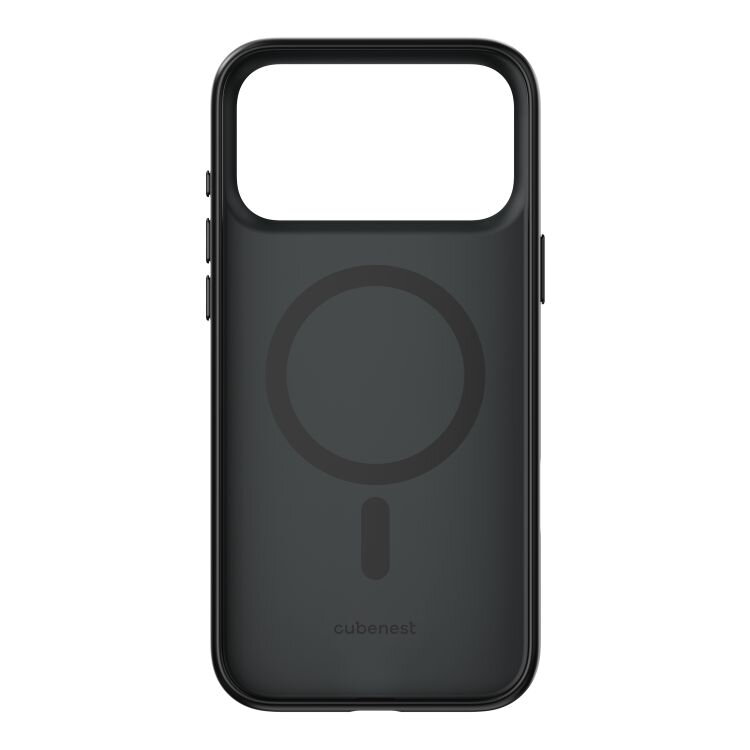 Cubenest iPhone 17 Pro Max matt fekete tok MagSafe kompatibilis