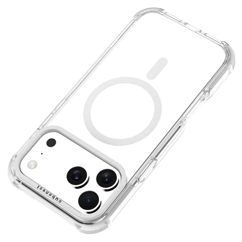 Cubenest iPhone 17 Pro Max MagPro Strong Guard fehér tok