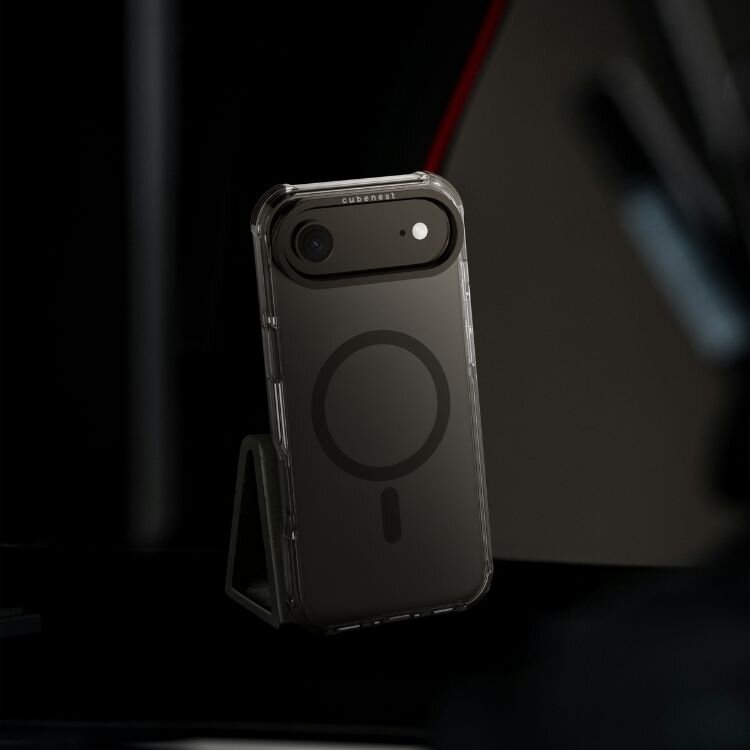 Cubenest iPhone 17 Air MagPro Strong Guard fekete tok