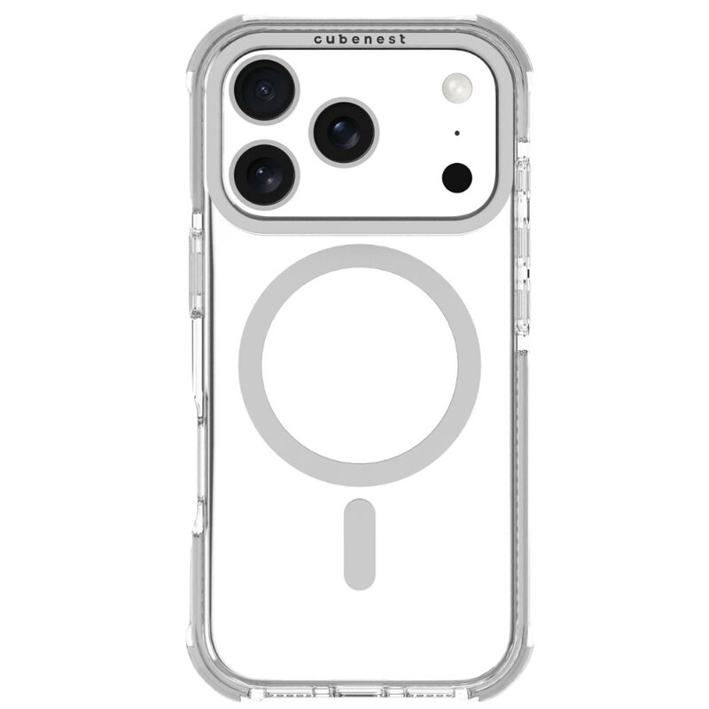 Cubenest iPhone 17 Pro MagPro Strong Guard fehér tok