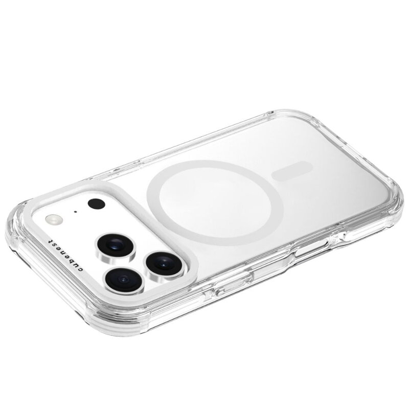 Cubenest iPhone 17 Pro MagPro Strong Guard fehér tok