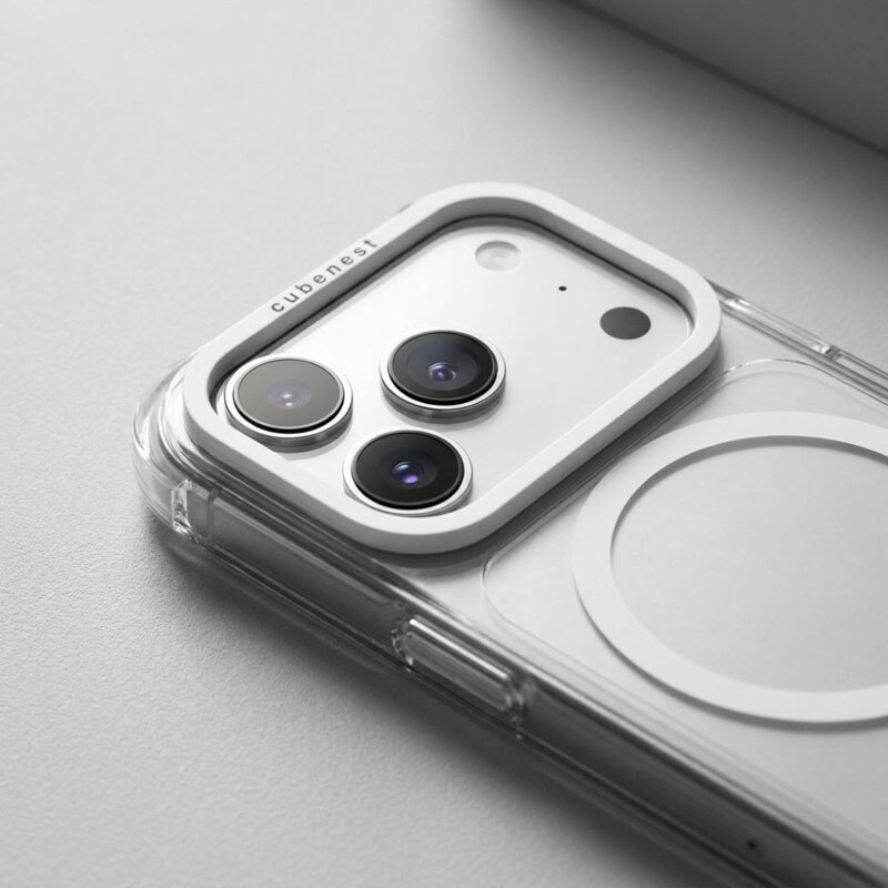 Cubenest iPhone 18 Pro MagPro Strong Guard fehér tok