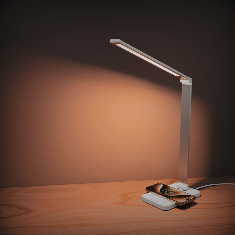 Cubenest LED asztali lámpa vezeték nélküli töltéssel LTW01C