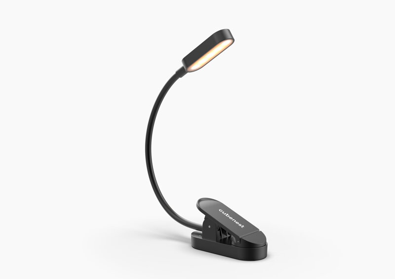 Cubenest fekete LED lámpa klipsszel LTW02