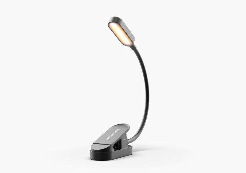 Cubenest fekete LED lámpa klipsszel LTW02