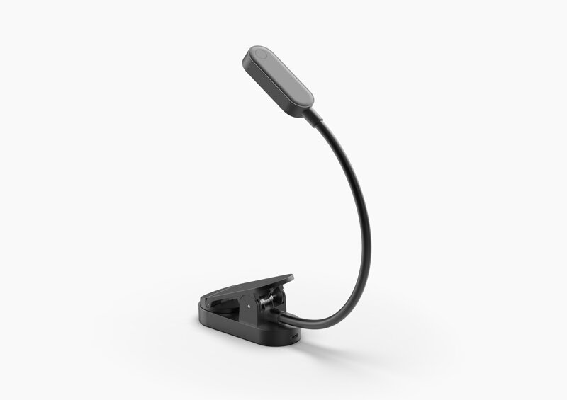 Cubenest fekete LED lámpa klipsszel LTW02