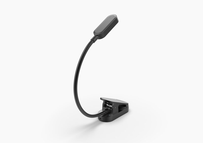 Cubenest fekete LED lámpa klipsszel LTW02