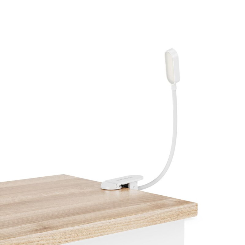 Cubenest fehér LED lámpa klipsszel LTW02
