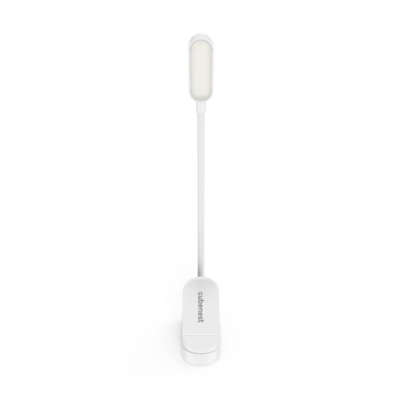 Cubenest fehér LED lámpa klipsszel LTW02