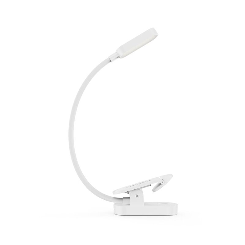Cubenest fehér LED lámpa klipsszel LTW02