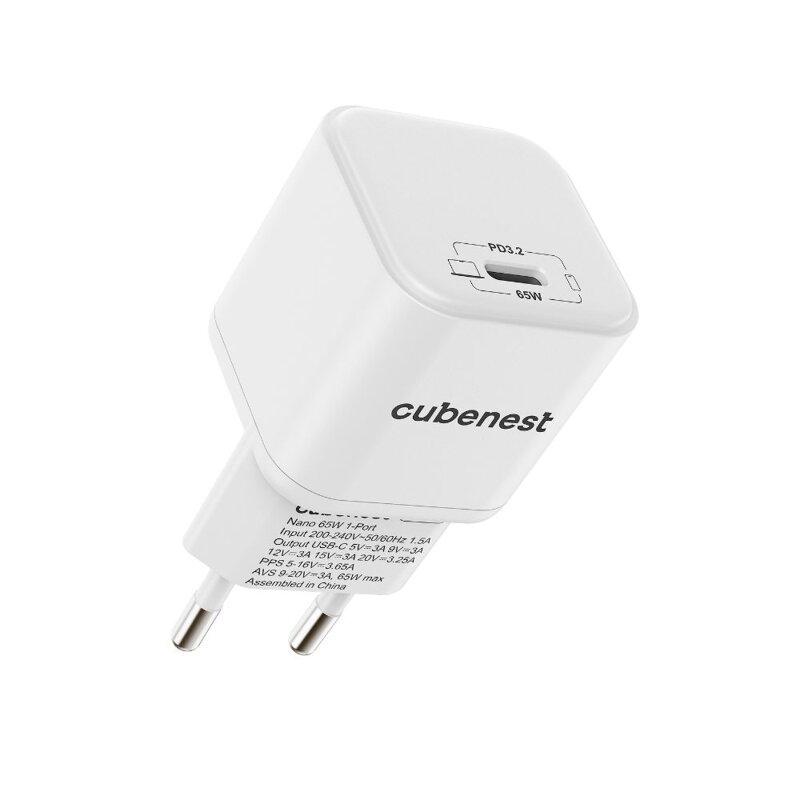 Cubenest PD GaN Nano USB-C adapter 65W N1D65