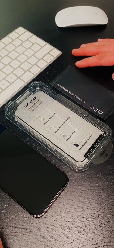 Cubenest iPhone 15 Pro Kijelzővédő üvegfólia