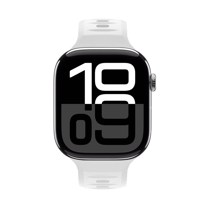 Prémium sportóra szíj az Apple Watch-hoz Fehér