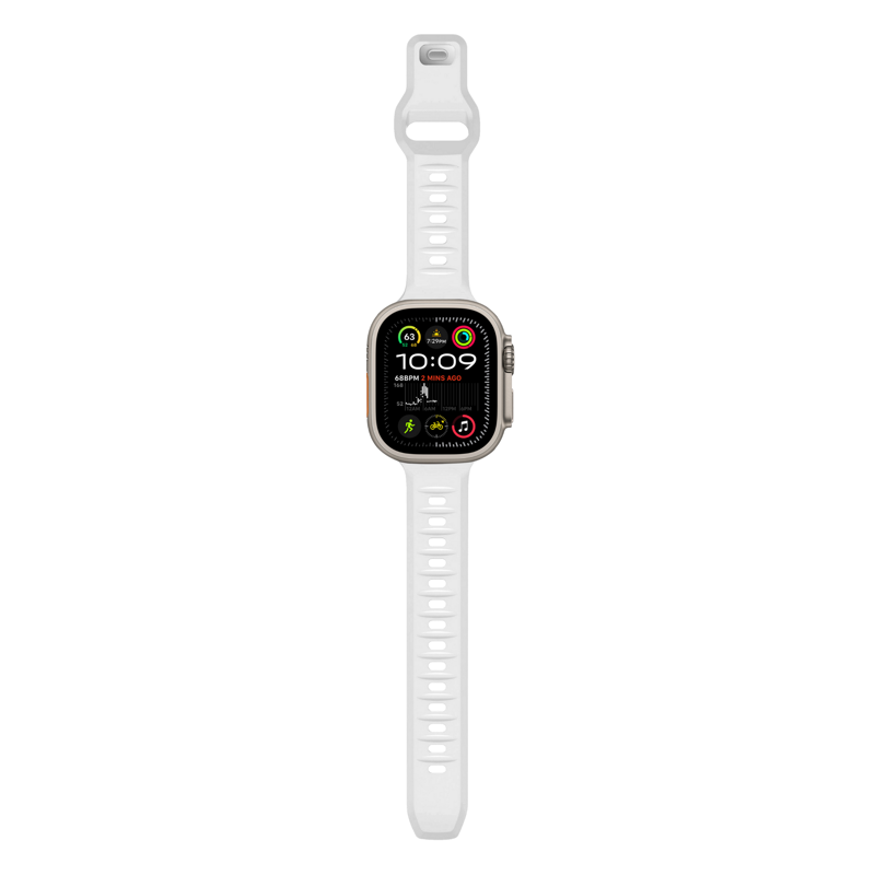 Prémium sportóra szíj az Apple Watch-hoz Fehér