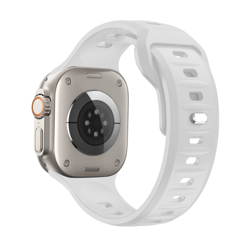 Prémium sportóra szíj az Apple Watch-hoz Fehér