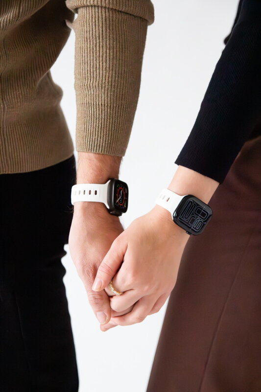 Prémium sportóra szíj az Apple Watch-hoz Fehér