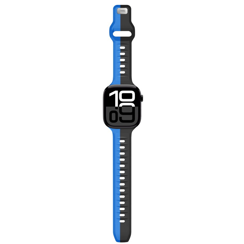 Prémium sportóra szíj az Apple Watch-hoz Fekete-Kék