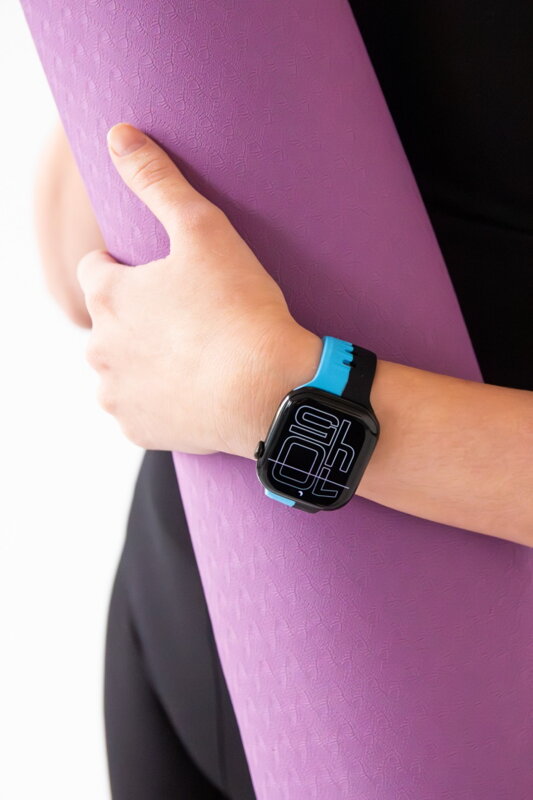 Prémium sportóra szíj az Apple Watch-hoz Fekete-Kék