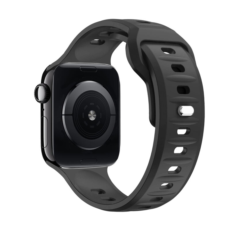 Prémium sportóra szíj az Apple Watch-hoz Fekete