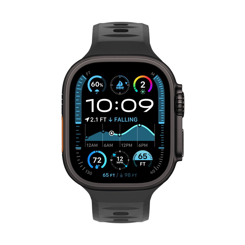 Prémium sportóra szíj az Apple Watch-hoz Fekete