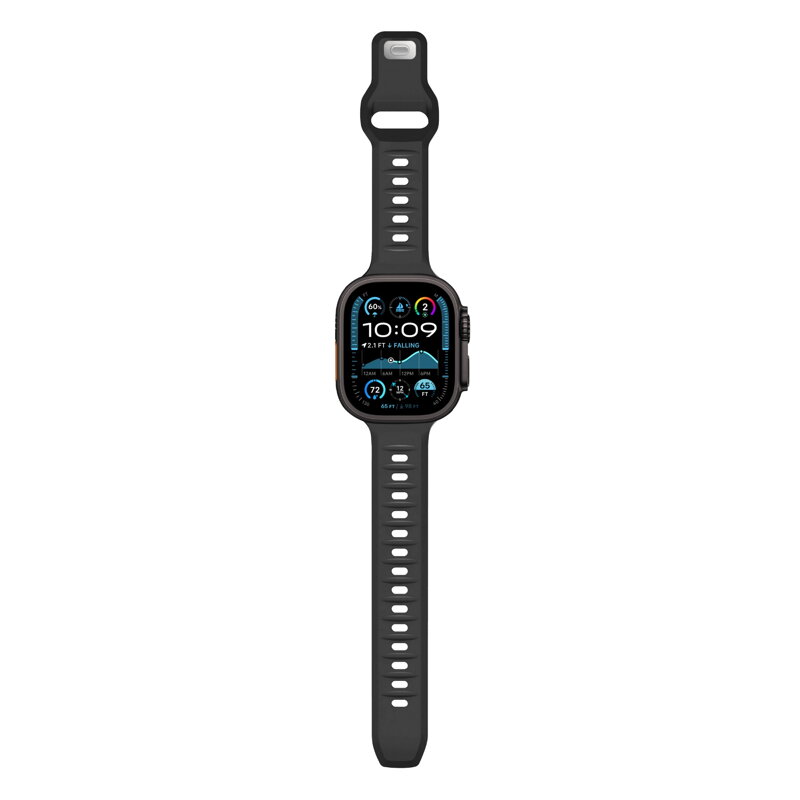 Prémium sportóra szíj az Apple Watch-hoz Fekete