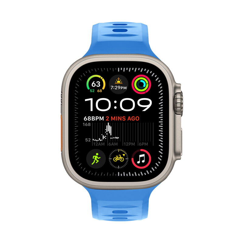 Prémium sportóra szíj az Apple Watch-hoz Kék