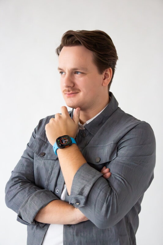 Prémium sportóra szíj az Apple Watch-hoz Kék