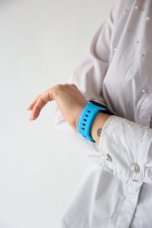 Prémium sportóra szíj az Apple Watch-hoz Kék