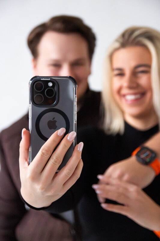 Prémium sportóra szíj az Apple Watch-hoz Narancs