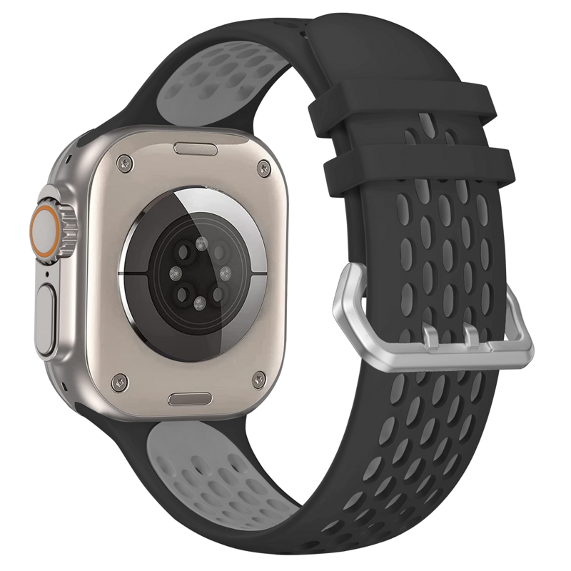 Sportóra szíj az Apple Watch-hoz Fekete-Szürke