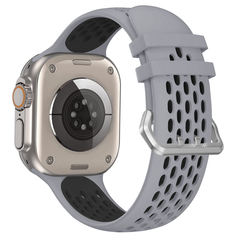 Sportóra szíj az Apple Watch-hoz Szürke-Fekete