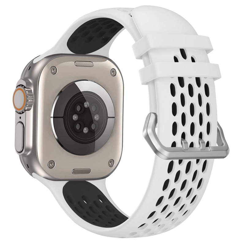 Sportóra szíj az Apple Watch-hoz Fehér-Fekete